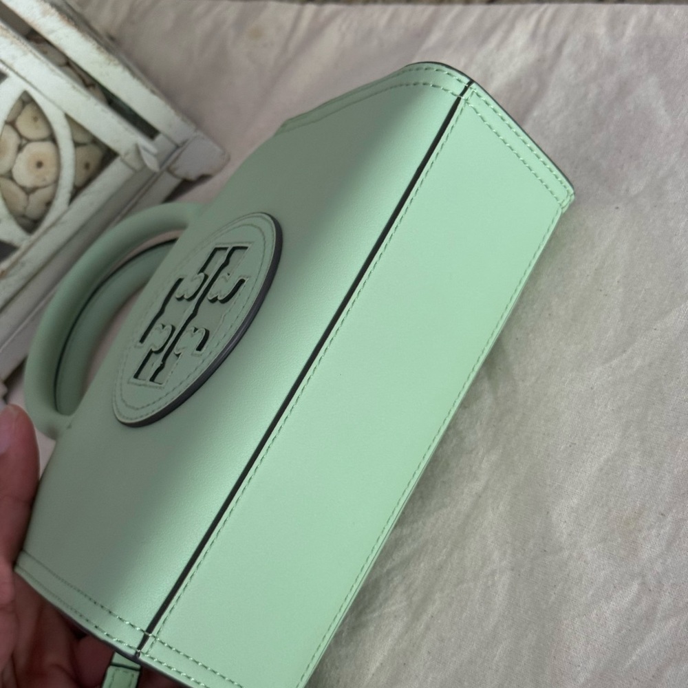New Tory Burch Ella bio mini Mint leaf color Crossbody Bag - Picture 4 of 8